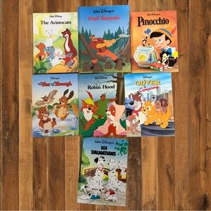 Vintage Disney Book Bundle – Classic Storybook Lot